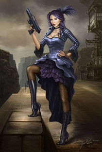 Steampunk Pirate Lady by Jack Moik