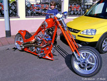Chopper, Motorrad Harley by shark24