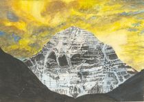 Mount Kailash at Dawn by Bhagvati Nath