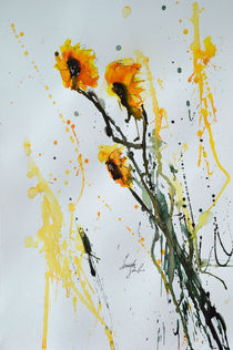 Sonnenkinder- Sonnenblumen  by Ismeta  Gruenwald