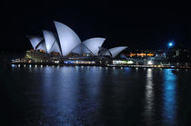 Sydney Opera House by Night by Kaye Menner