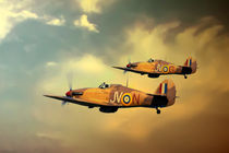 6 Squadron Hurricanes by James Biggadike