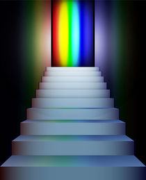 stairs to the rainbow by Miro Kovacevic