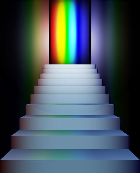 Stairs-to-the-rainbow