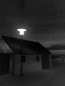 a light at night by kiwar