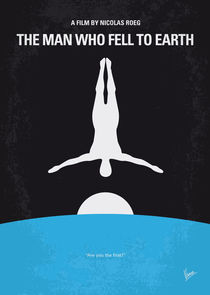 No208 My The Man Who Fell to Earth minimal movie poster von chungkong