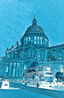 St Paul's Cathedral London Ar by David Pyatt