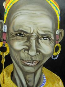 An African Queen by Gene Davis