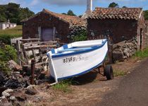 Fishing Boat By The Road by Malcolm Snook