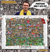 Football Mishmash - The History of Soccer in One Image von Alex Bennett