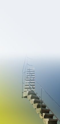 Stairway to heaven-gelbblau2 von Erhard Hess