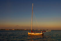 Sailboat at Dusk, Nassau, Bahamas by Shane Pinder