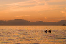 Kayaking at Dawn, Nassau, Bahamas von Shane Pinder
