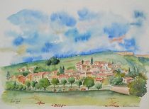 Sainte Anastasie, Provence by Theodor Fischer