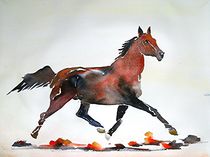 Pferd by Theodor Fischer