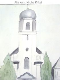 kath. Kirche in Kirkel (alt) by Theodor Fischer