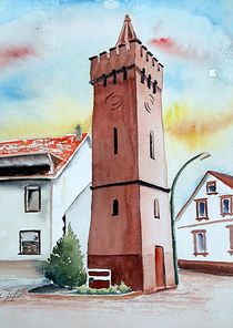 Glockenturm in Altstatt by Theodor Fischer