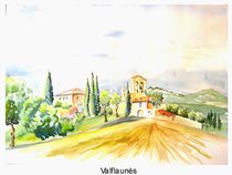 Valflaunes, Languedoc by Theodor Fischer