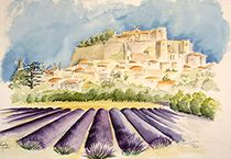 Grignan Provence by Theodor Fischer