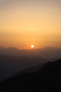 Sonnenaufgang in den Alpen (01) von Karina Baumgart