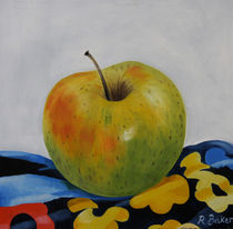 Green apple by Ruth Baker