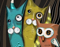 The Owl and two Pussycats von Alma  Lee