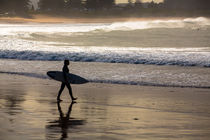 Surfer at Palm Beach von Sheila Smart