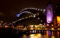 Sydney Harbour Bridge at night by Sheila Smart