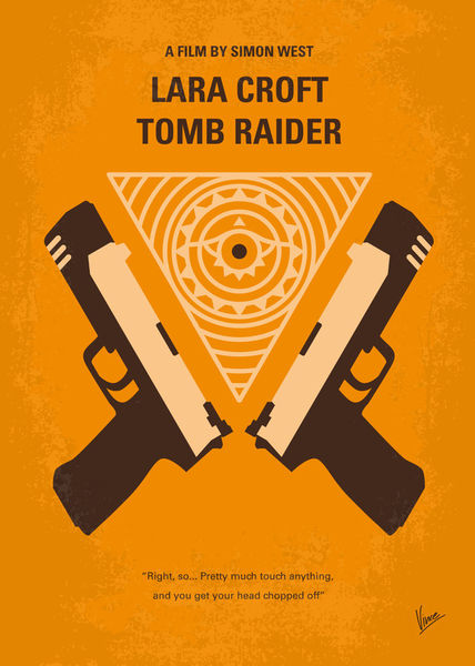 No209-my-lara-croft-tomb-raider-minimal-movie-poster