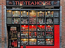 London - Teahouse by Leopold Brix