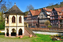 Fachwerkhäuser und Pavillion in Calw  von Matthias Hauser