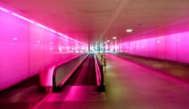 London - purple tunnel by Leopold Brix