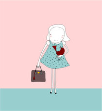 girl and bag by thomasdesign