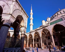 Sultan Ahmet Camii Mosque Istanbul Turkey  by Sean Burke