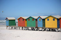 southafrica ... muizenberg beach huts IV by meleah