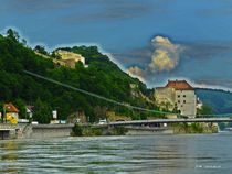Donau Hängebrücke Passau hc by badauarts