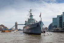  HMS Belfast by David Tinsley