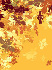 Gold Autumn Leaves by moonbloom