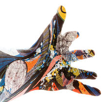Batik Print Hand by Russell Bevan Photography
