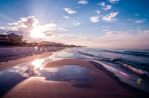 sunrise at the beach von digidreamgrafix