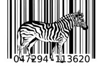 zebra barcode design art idea von Rafal Kulik