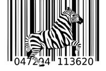 zebra barcode design art idea von Rafal Kulik