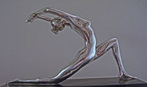 Skulptur Yoga (1) - Meditation von Eva-Maria Di Bella