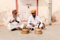 Snake charmers, Jaipur. von Tom Hanslien