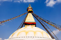 Boudhanath Stupa (Boudha) in Kathmandu. von Tom Hanslien