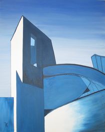 Vitramuseum blau-weiß von Karin Fricke