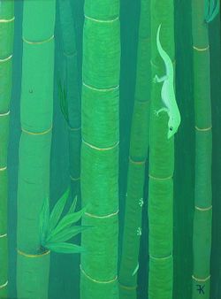 Bambus-gecko