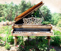The old piano by Leopold Brix