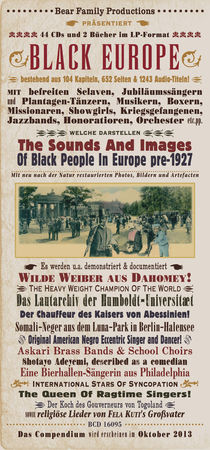 Black Europe Poster by Mychael Gerstenberger