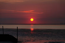 Sunset Over The Hampshire Coast by Rod Johnson